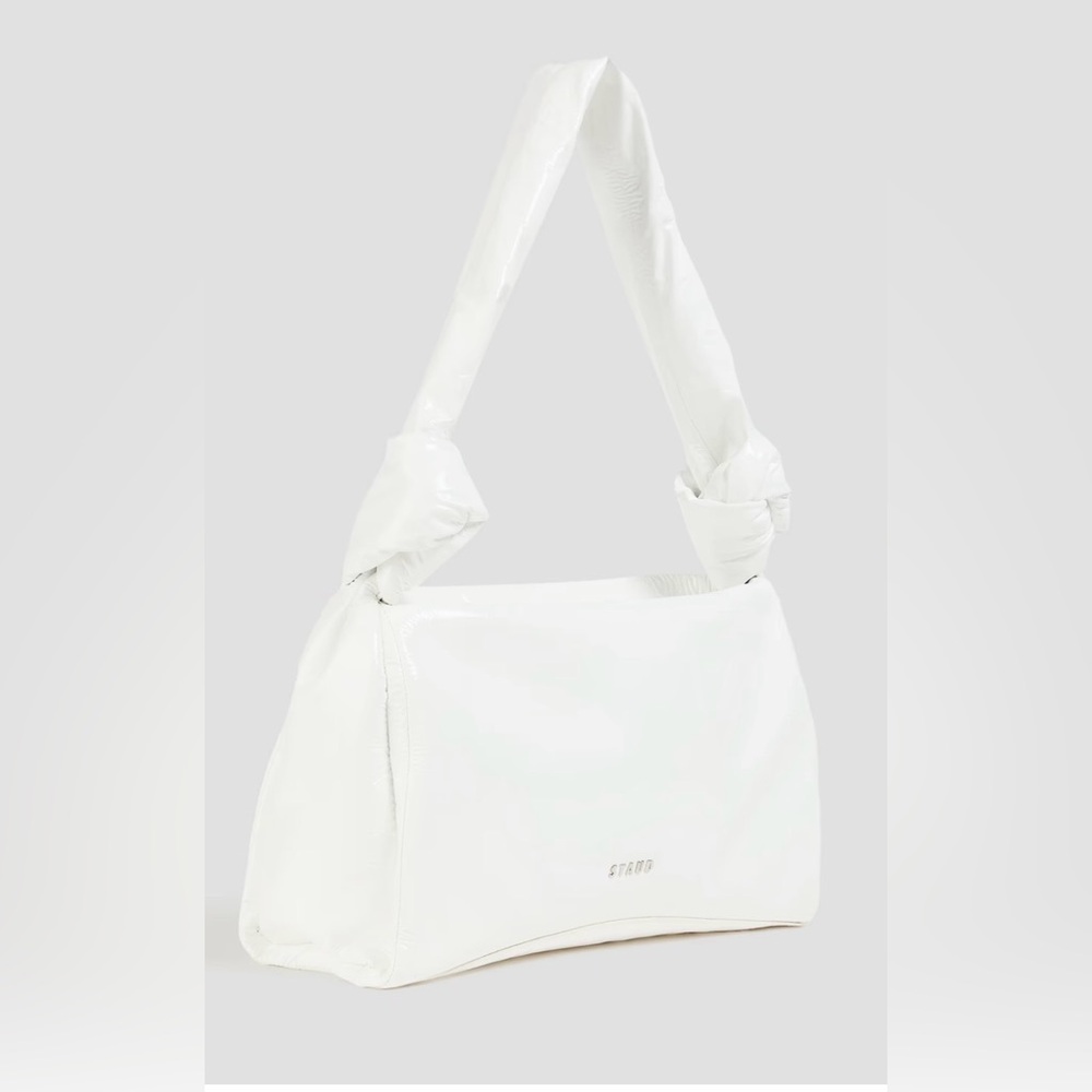STAUD White Lisbette Shoulder Bag